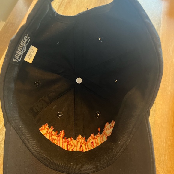 Thrasher Black Hat with Red and Yellow Logo Trad - Picture 7 of 8